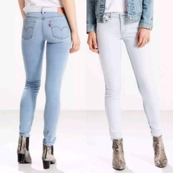 Levis 711 Skinny Levi's blue two tone 25 x 30 - Picture 4 of 6